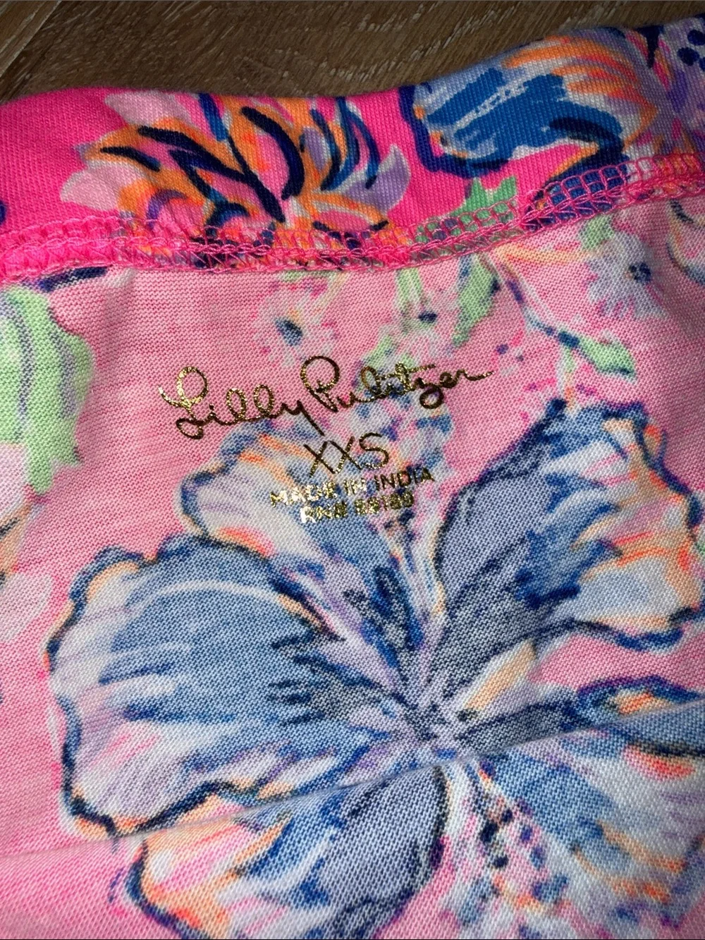 Lilly Pulitzer Pink Floral Off-Shoulder Top